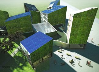 Smartes Wohnquartier Future Living Berlin Future Living Berlin als 3D-Model