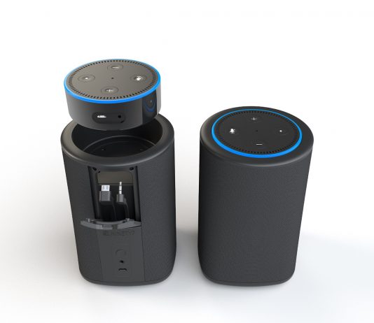 Vaux - der erste kabellose Lautsprecher für Alexa - ist jetzt in Deutschland erhältlich. © Amazon