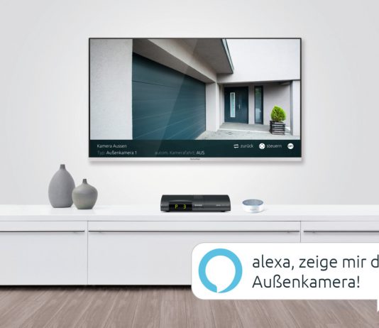Das Smart-Home-System von TechniSat erhält Alexa-Anbindung. Und der Fernseher übernimmt die Funktion als „Master Display“. © TechniSat