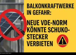 Balkonkraftwerke in Gefahr: VDE-Entwurf 0100-751 könnte Schuko-Einspeisung untersagen