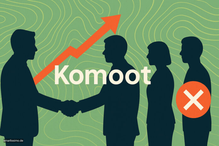Komoot-Entlassungen Komoot Entlassungen der Mitarbeiter wird dargestellt