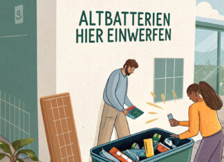Batterien richtig einwerfen