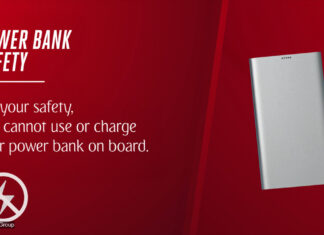 Verbot von Powerbanks während des Fluges bei Emirates