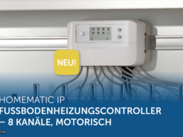 HOMEMATIC IP - FUSSBODENHEIZUNGSCONTROLLER - 8 KANÄLE, MOTORISCH
