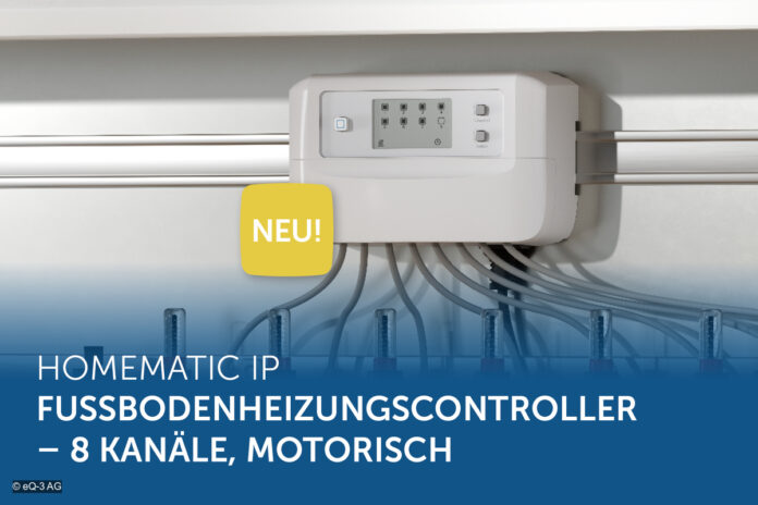 HOMEMATIC IP - FUSSBODENHEIZUNGSCONTROLLER - 8 KANÄLE, MOTORISCH