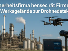 Drohnenabwehr vor einem Werksgel&auml;nde