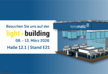 Homematic IP „Light + Building 2026“ Neuheiten Homematic IP auf der Light + Building 2026