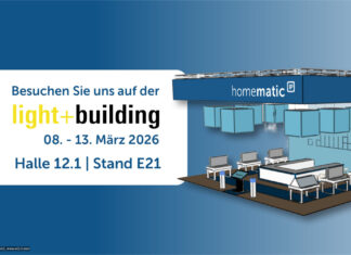 Homematic IP auf der Light + Building 2026