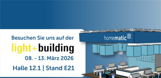 Homematic IP auf der Light + Building 2026