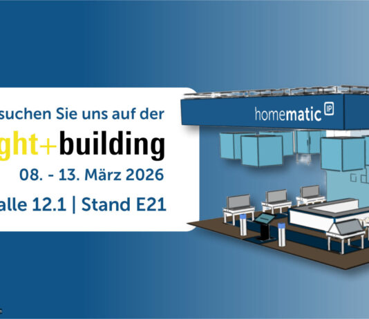 Homematic IP „Light + Building 2026“ Neuheiten Homematic IP auf der Light + Building 2026