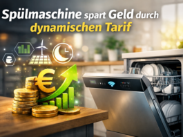 Smart Home & dynamischer Strom: Spülmaschine startet automatisch Spülmaschine spart Geld durch dynamischen Stromtarif