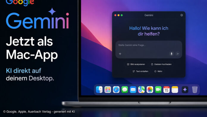 Google Gemini App f&uuml;r macOS