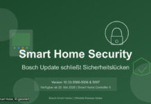 Bosch Smart Home: Wichtiges Sicherheitsupdate Bosch Smart Home Update Version 10.33.5580-5006 & 5007