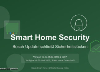 Bosch Smart Home: Wichtiges Sicherheitsupdate Bosch Smart Home Update Version 10.33.5580-5006 & 5007