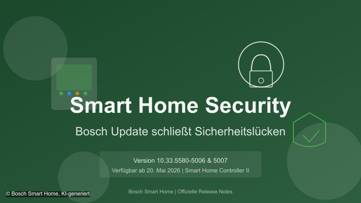 Bosch Smart Home: Wichtiges Sicherheitsupdate