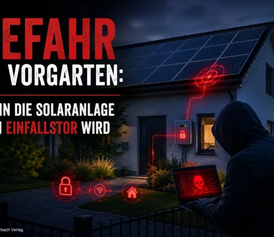 Gefahr im Vorgarten: Wenn die Solaranlage zum Einfallstor wird Hacker sitzt im Vorgarten zur Übernahme einer Solaranlage