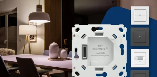 Homematic IP: Neuer Universal-Dimmereinsatz für die Nachrüstung Homematic-IP Unterputzdimmer