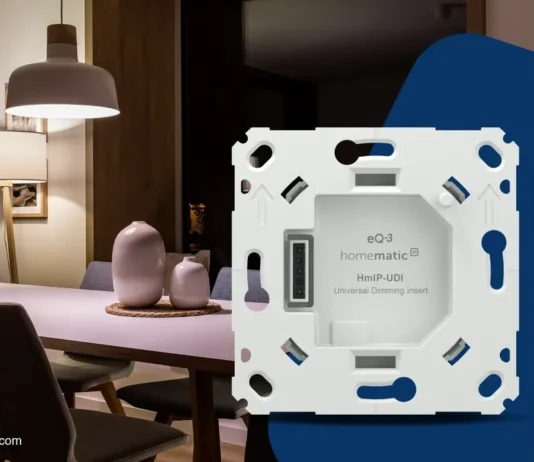 Homematic IP: Neuer Universal-Dimmereinsatz für die Nachrüstung Homematic-IP Unterputzdimmer